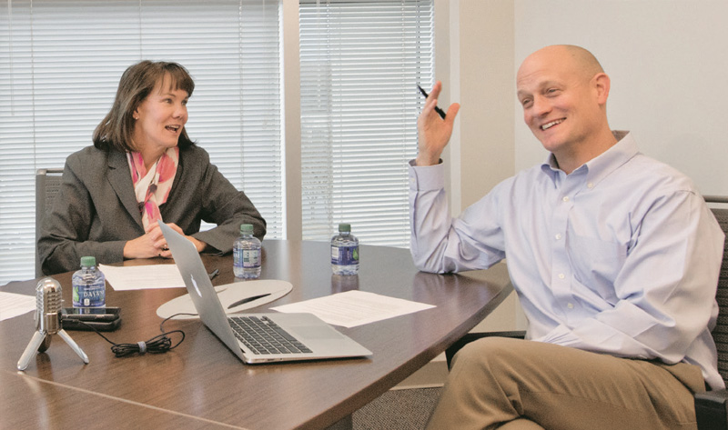 Dr. Valerie Truesdale and Ted Mueller